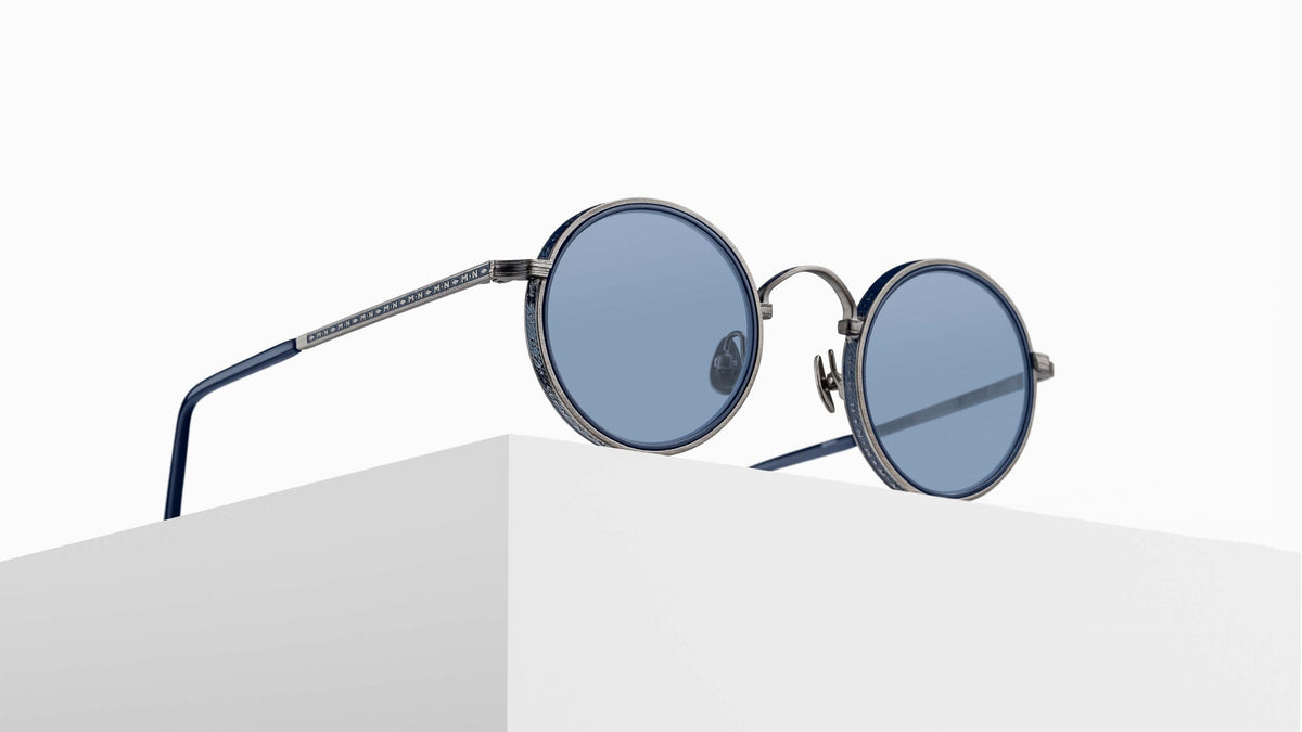 Matsuda M3100-I Antique Silver - Navy