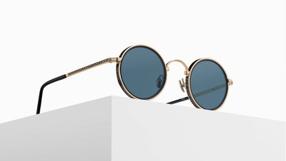 Matsuda M3100-I Brushed Gold - Matte Black