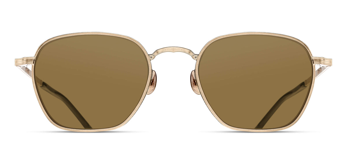 Matsuda M3101 Brushed Gold - Green