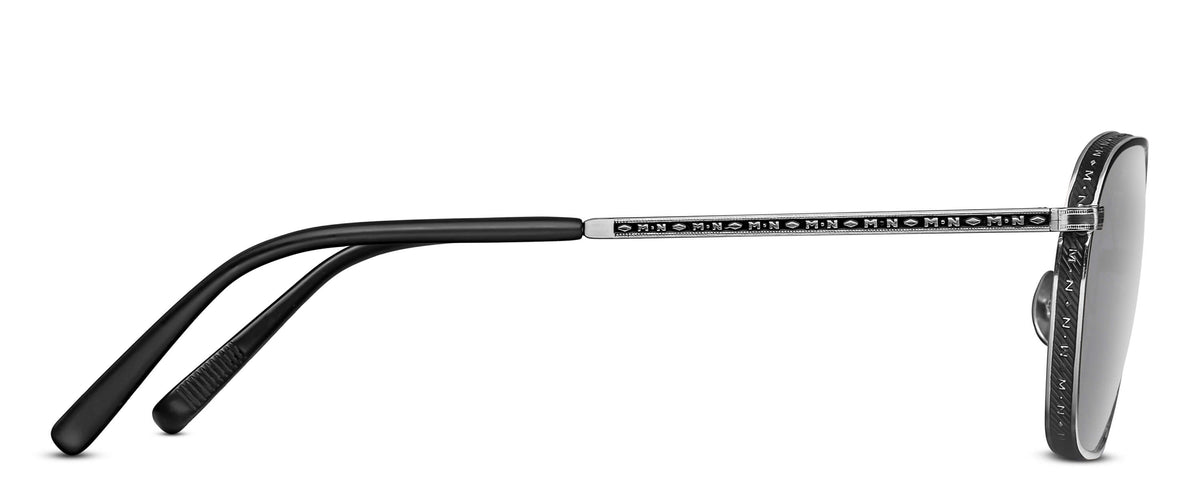 Matsuda M3101 Palladium White - Matte Black profil