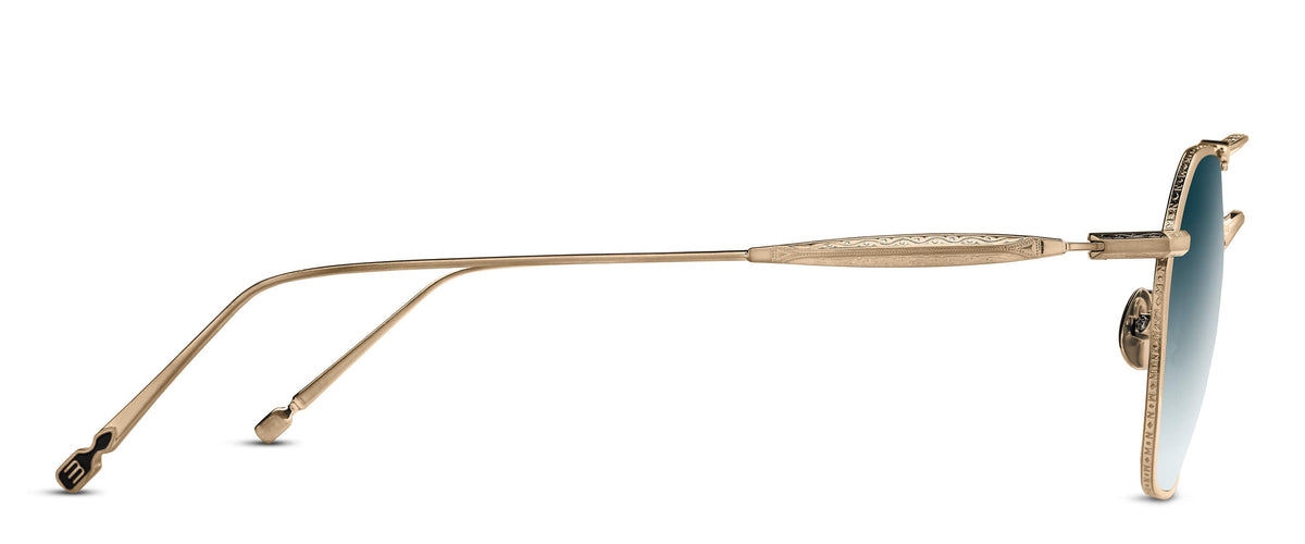 Matsuda M3145 Brushed Gold profil
