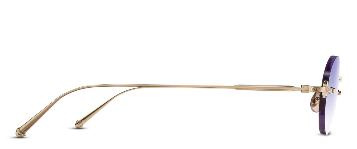 Matsuda M5002 Brushed Gold profil