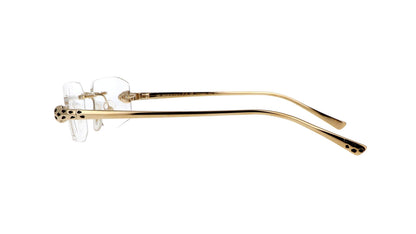 Lunettes de vue Cartier Panthère de Cartier CT0494O 001 55-18 Or