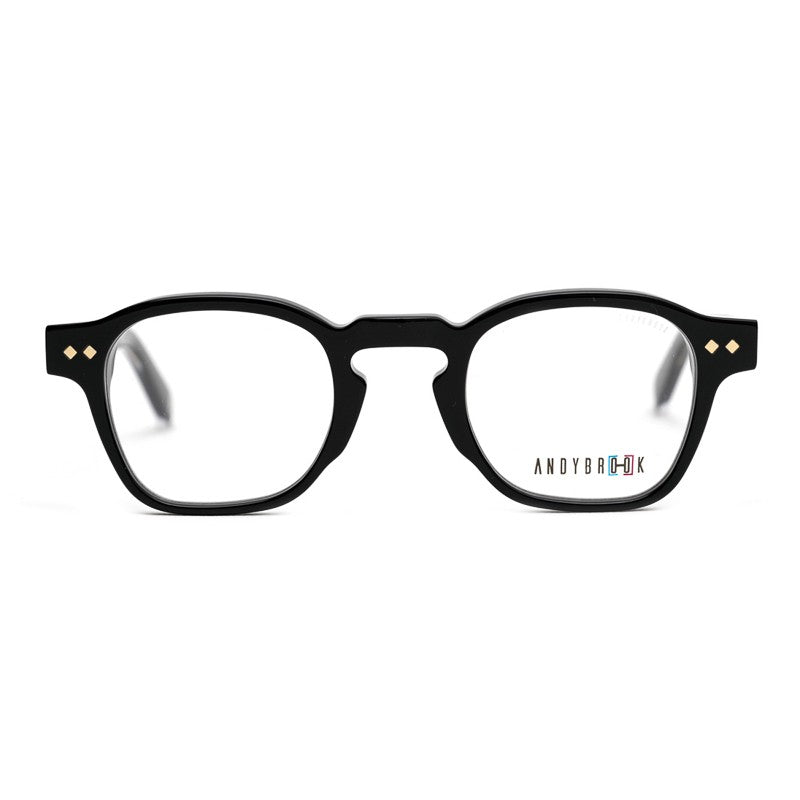 Lunettes de vue Andy Brook Peter C901 Noir brillant / extérieur branche translucide