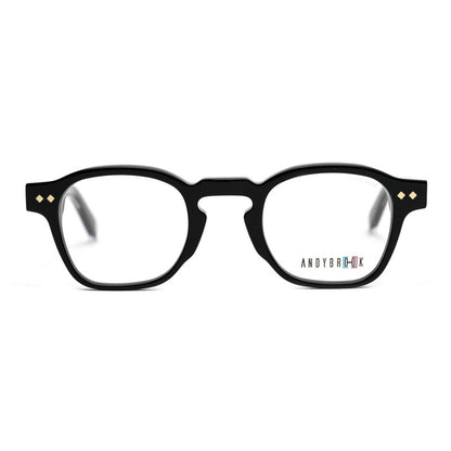 Lunettes de vue Andy Brook Peter C901 Noir brillant / extérieur branche translucide
