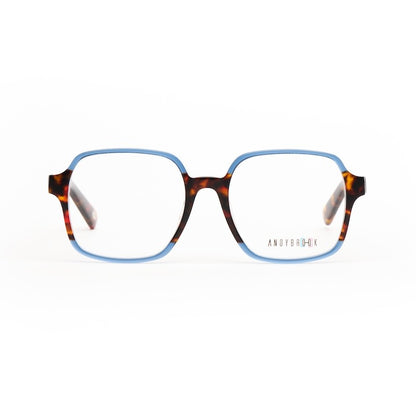 Lunettes de vue Andy Brook Tali C154 Bleu translucide / havane marron