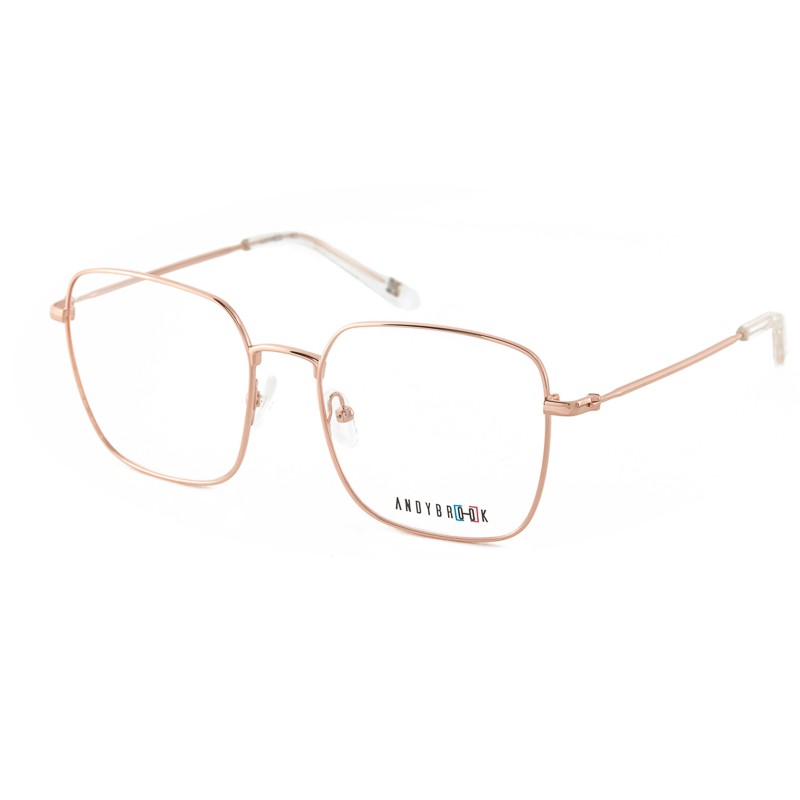 Lunettes de vue Andy Brook Whitney C05 Doré rose profil